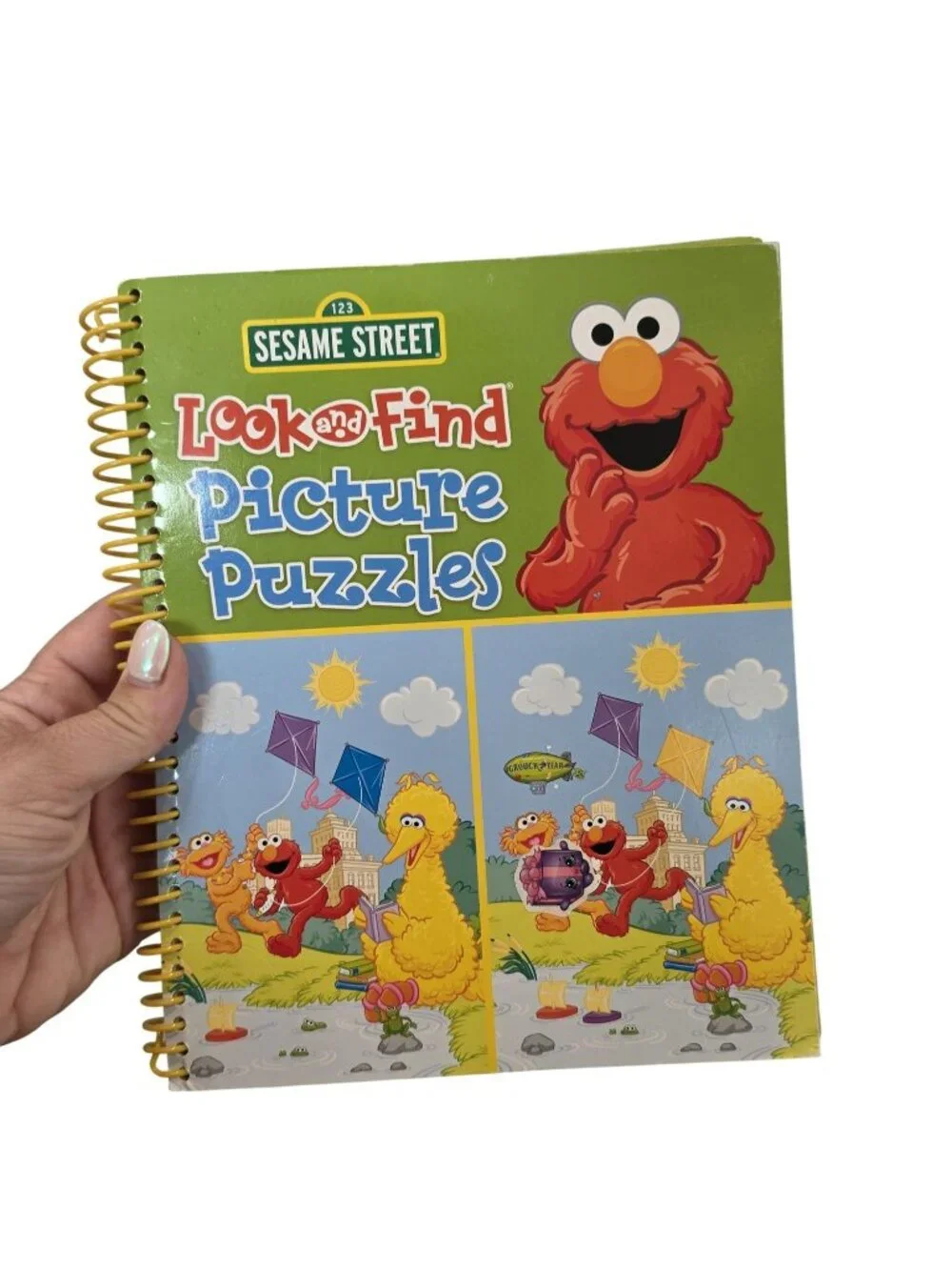 Sesame Street Look And Find Picture Puzzles Spiral Book For Ages 3+